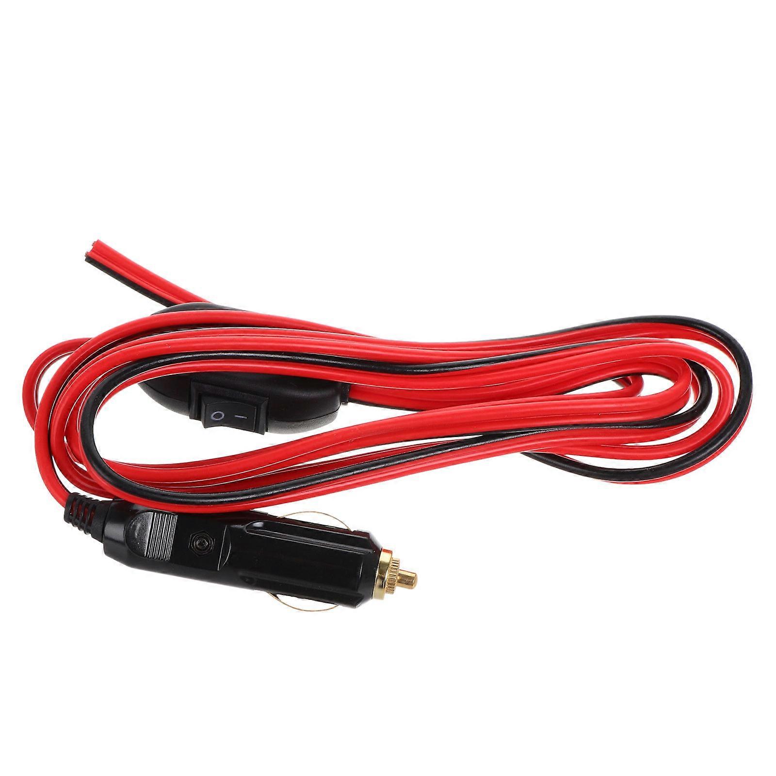 Lighter Extension Cable with Switch for Car Accessories – Broad Compatibility and Easy Charging
