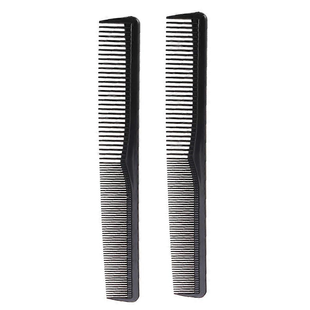 Black Anti-static Plastic Hair Combs for Salon and Hotel Use 10 Pieces with Durable Teeth