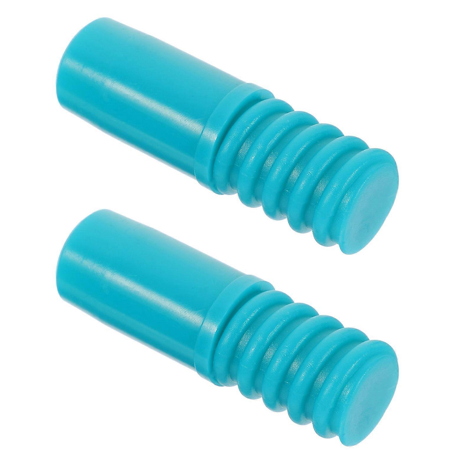 Threaded End for Broom American Thread Style Maintenance Tasks Sky-Blue 5.70X1.60X1.60CM Extension Compatibility 2Set