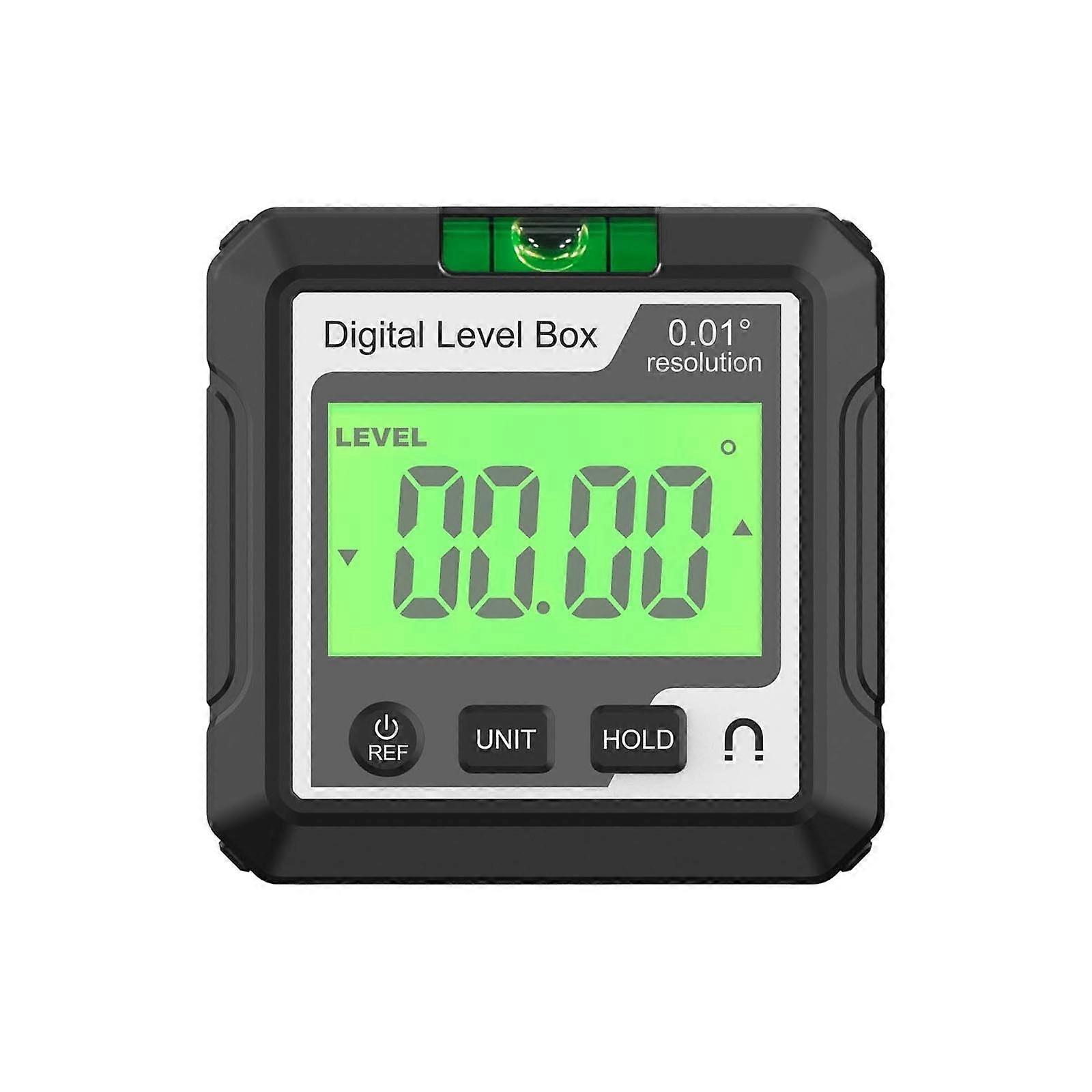 Sakerplus Magnetic Digital Inclinometer High Precision Angle Ruler, Digital Angle Ruler, Magnetic Battery B