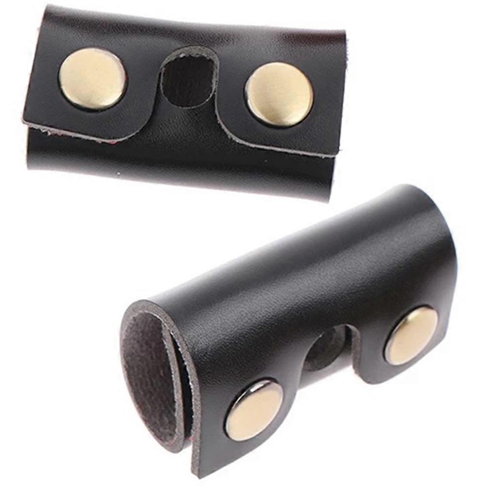 Brown Synthetic Head Protective Covers for 2pcs Small and Practical Storage