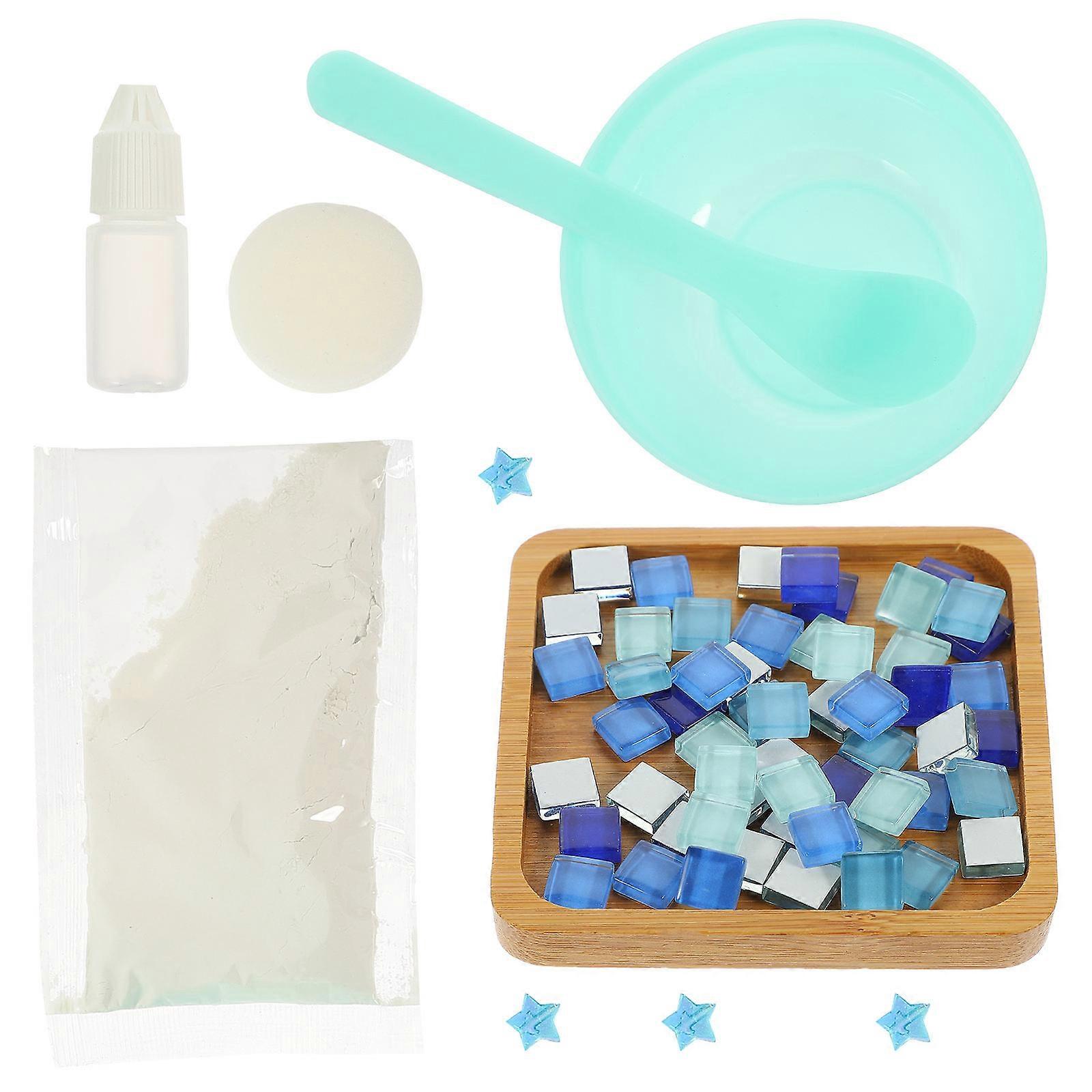 DIY Cup Mat Making Kit For Kids With Assorted Color Handmade Coaster Supplies For Parent-Child Early Education Activities 1 Set