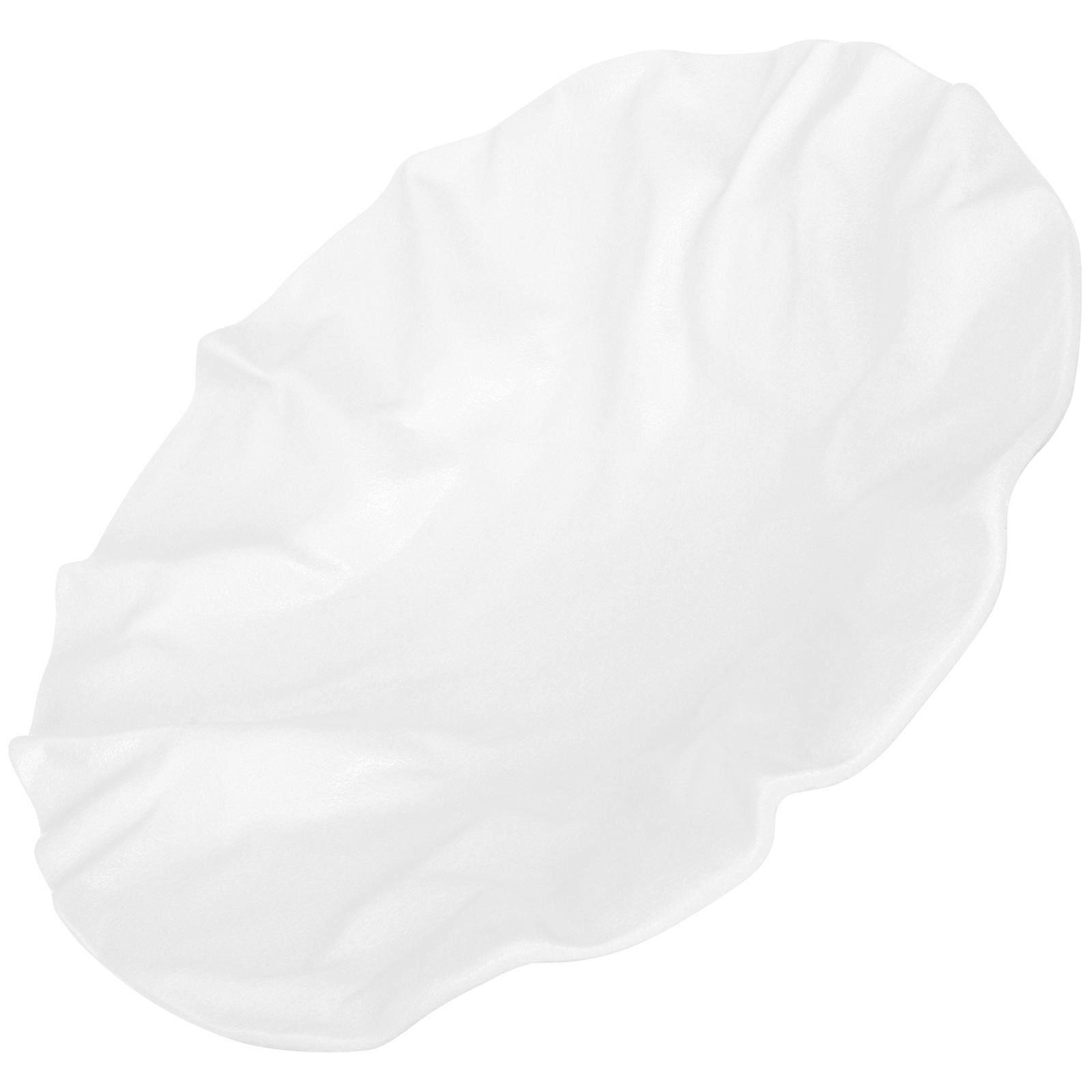 White Ceramic Plate for Home Use and Easy to Clean Perfect for Salad Dessert or Pasta 10.2 inches