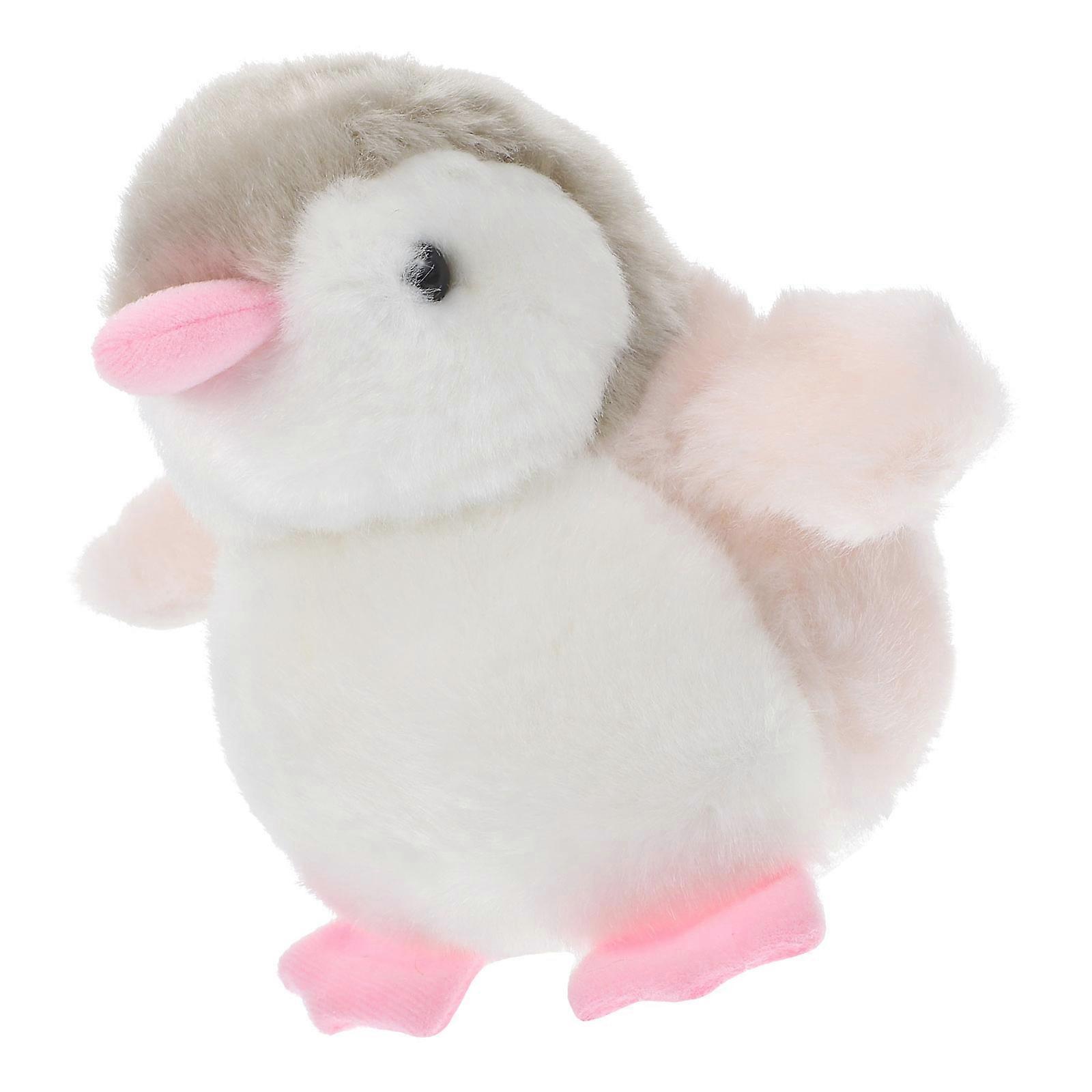 Cute Animal Keychains Plush Penguin Doll Keychain Pink 13X10X7CM Bag Hanging Charm 1Pack
