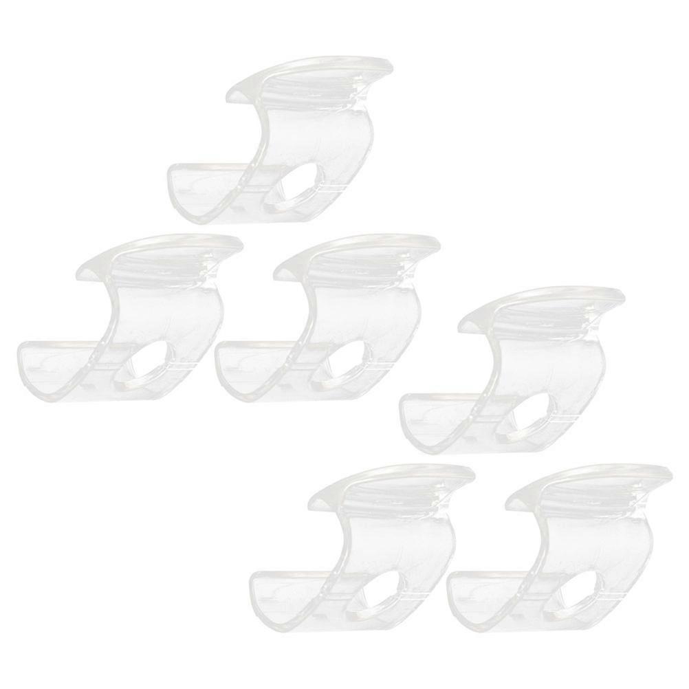 Cordless Blind Pull Down Handle 6Pcs Perfect For Window Blinds And Curtains Simple And Classic Design Curved Replacement