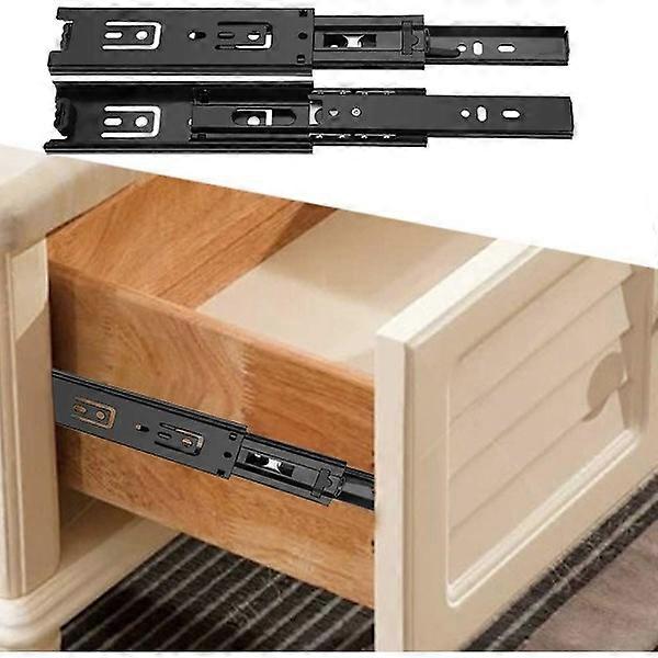 2 pcs Hardware Ball Bearing Side Mounted Drawer Slides Mini Short Drawer Slides, furniture hardware