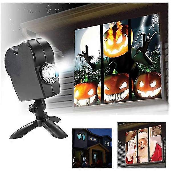 Halloween Christmas holographic projector window projector