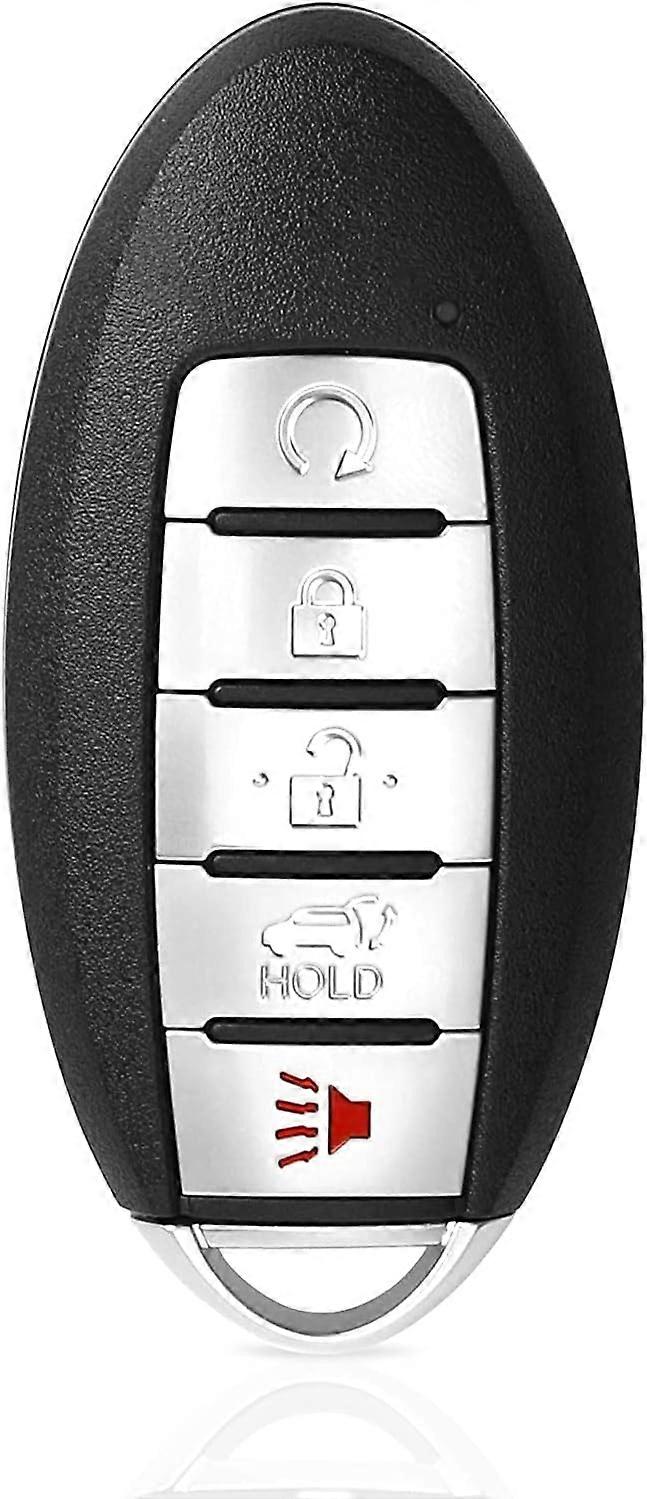 5 Buttons Keyless Entry Remote Control Replacement Smart Key Proximity Fob Fits