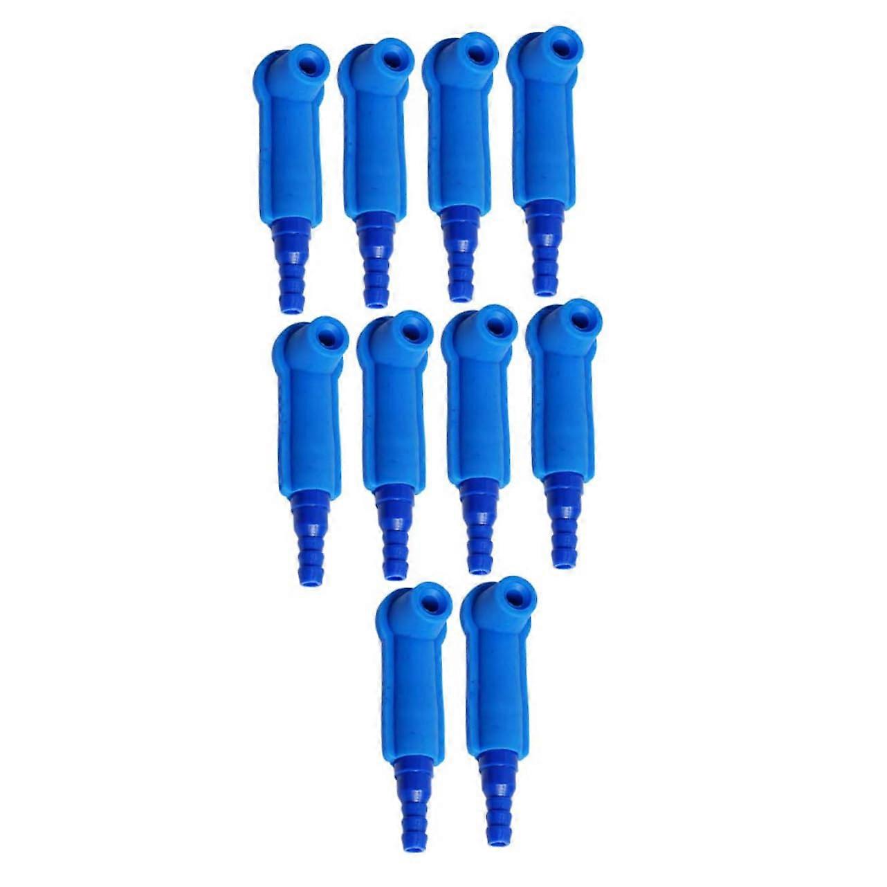 Brake Fluid Tool Blue ABS Pipe Pump Tool Pack Of 10 For Brake Bleed Automotive Systems