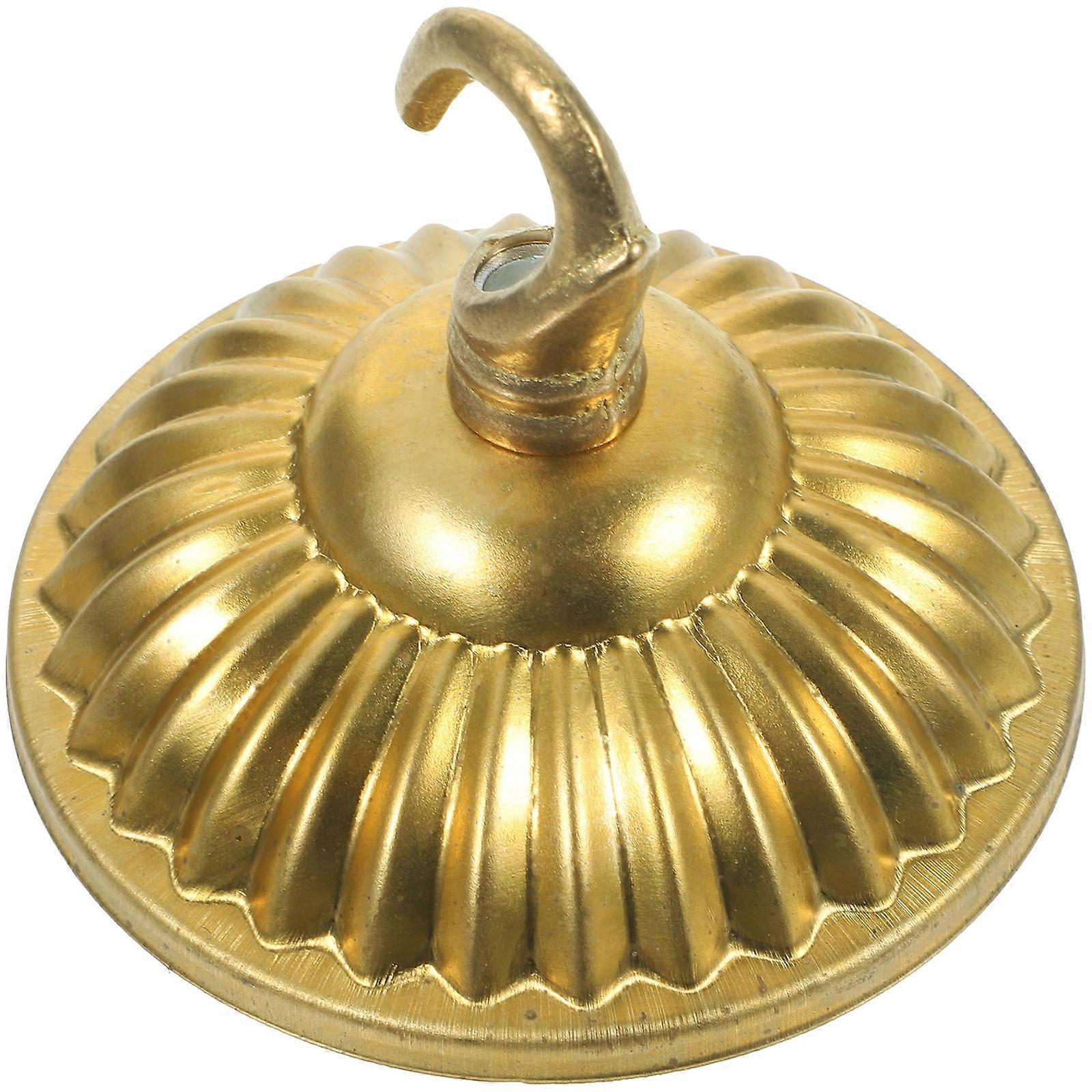 Durable Lamp Hook Plate Ceiling Light Fixture Interior Designers 7.50X7.50X3.00CM Retro Style 1Pcs