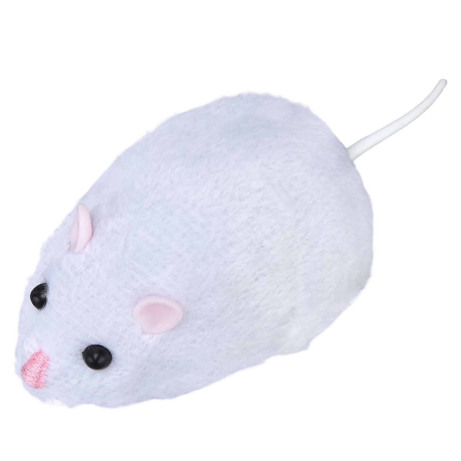 Remote Control Mouse Toy Fun Infrared Reality Environmental Protection ABS Electronic Components Spoof ToysWhite 