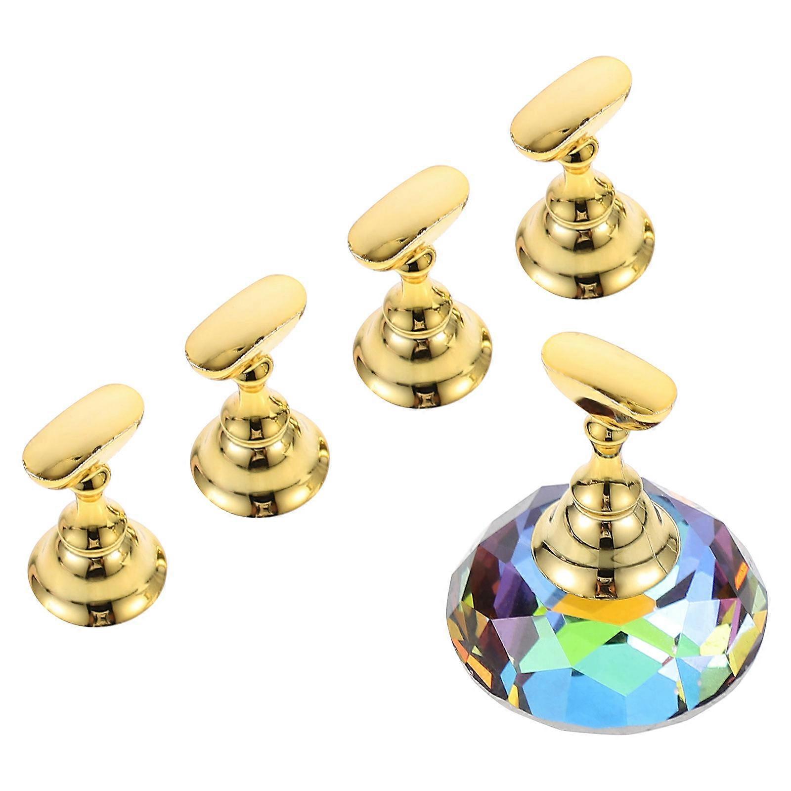Nail Practice Holder 1 Set Perfect For Home Use Multi Magnetic Design Size 3.5X3.5X2CM