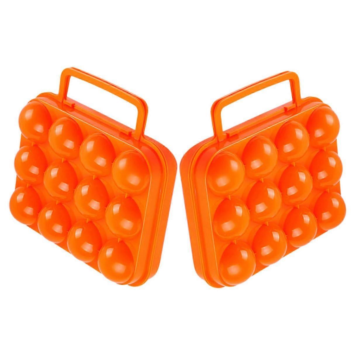 Portable Egg Holder Basket with 12 Compartments for Travel and Outdoor