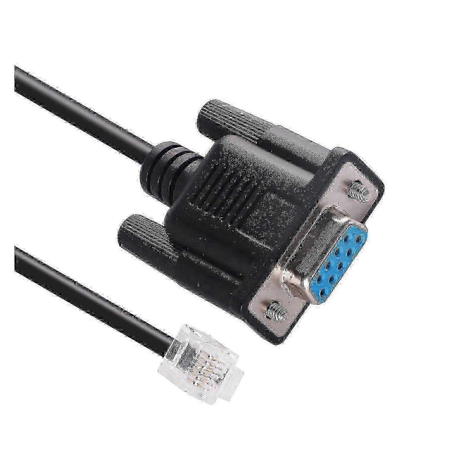DB9 to RJ12 6P6C PLC Programming RS232 Serial Cable for DirectLOGIC DL05 DL06 DL105 DL205 D3-350 D4-450 D2-DSCBL