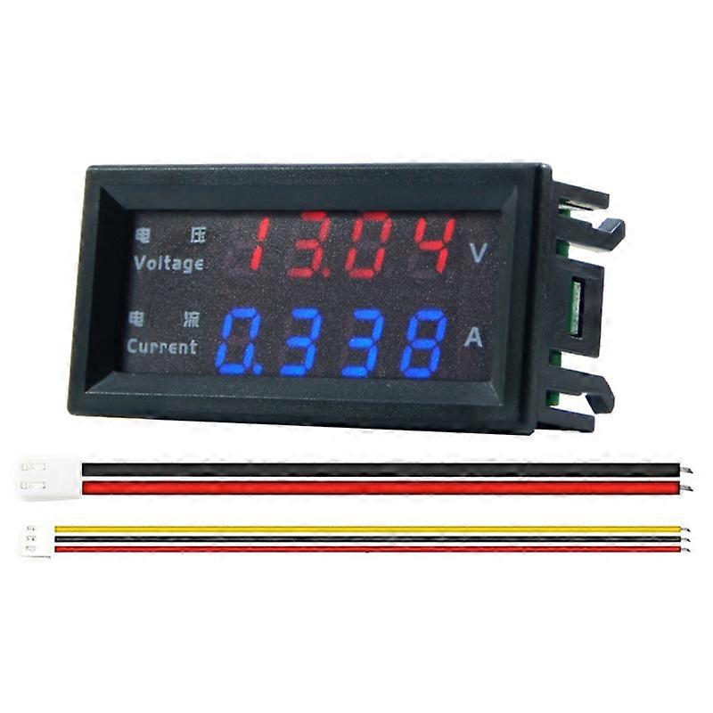 High Precision DC 100V 200V 10A Voltmeter Ammeter Digital Display Meter