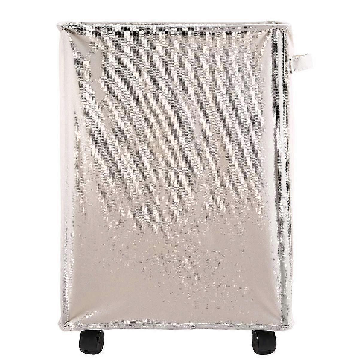 Laundry Basket with Wheels Yoga Mat Storage Basket Multifunctional