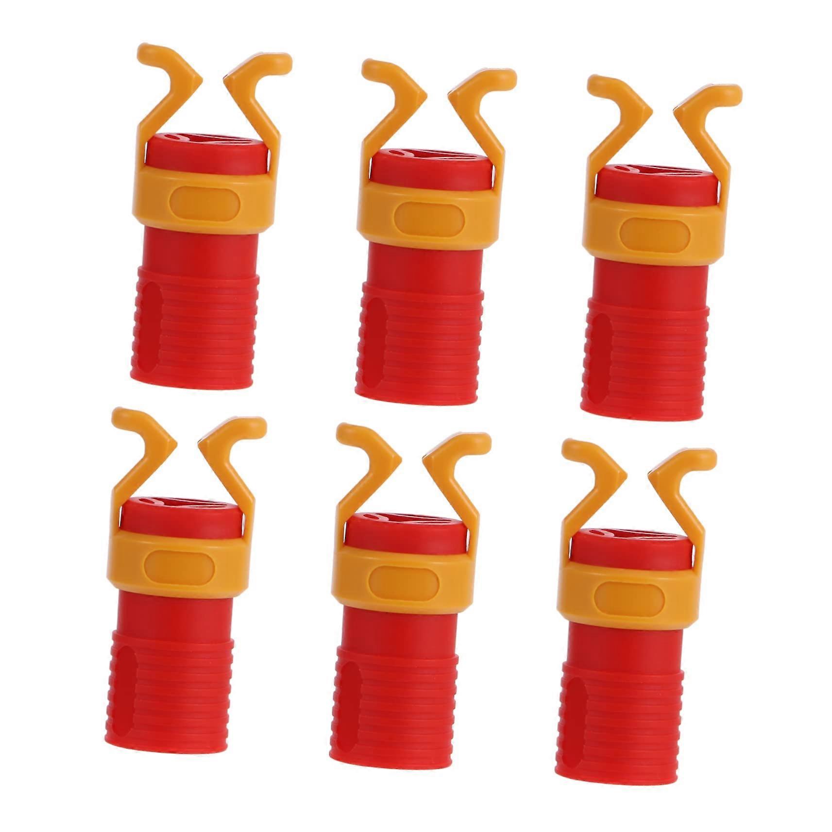 1 Set Screw Holder Vice Vice Screw Driver Set Wrench Handle Screw Gripper Nut Clamping Blocks ABS Screw Clamp ABS Plastic Red 6 Pieces