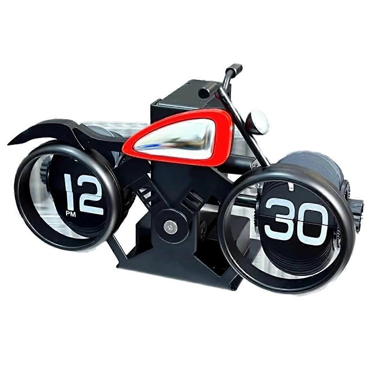 Digital Flip Down Desk Clock Automatic Turning Vintage Design Auto Flip Table Clock Modern Room Hom