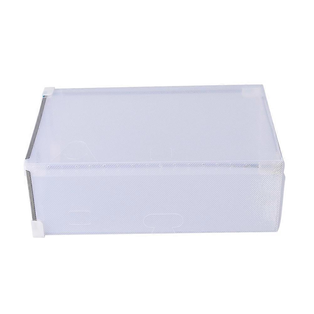 Drawer Type Storage Box for Shoes with 6Pcs Translucent Design