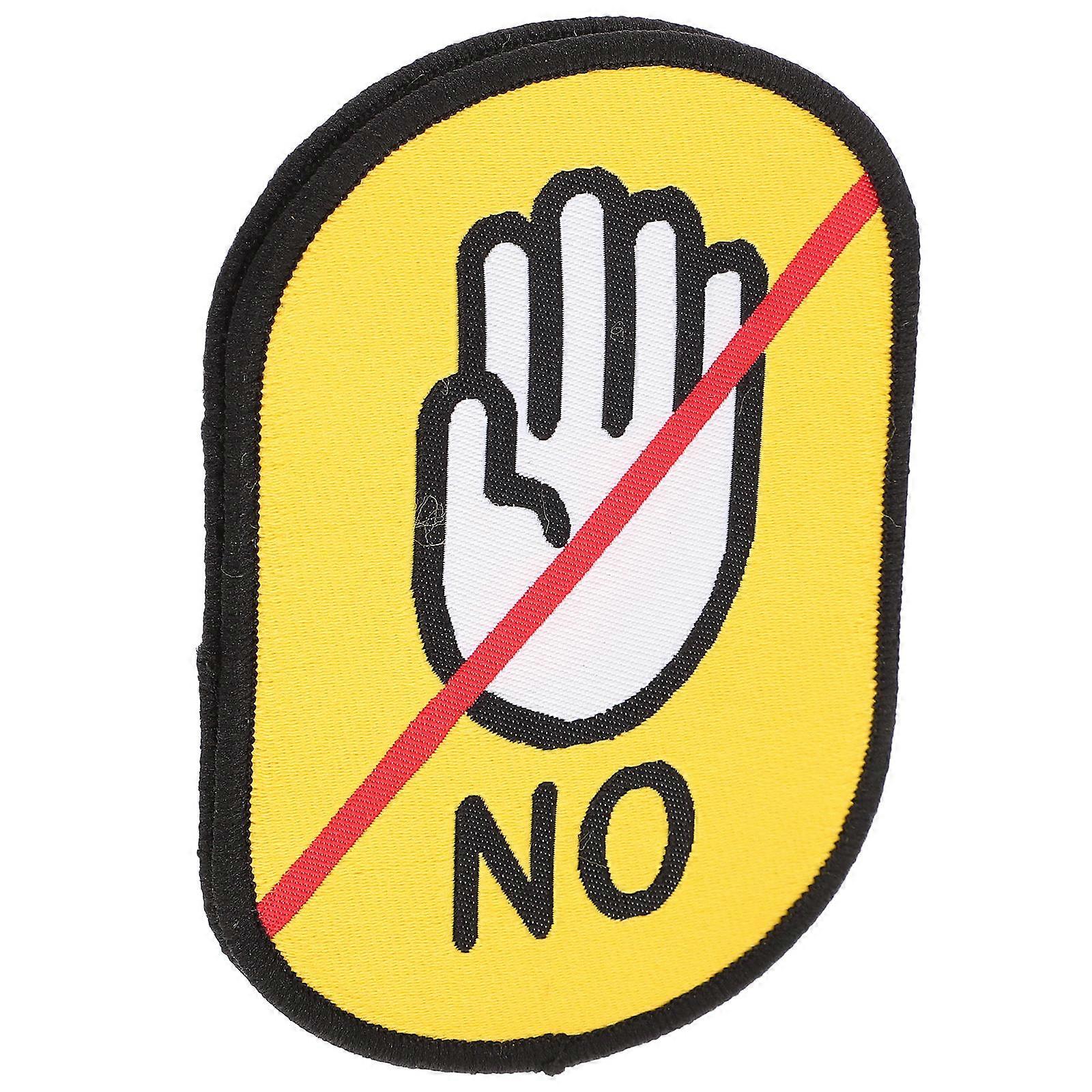 Tape Do Not Touch Social Logo Identification Label for Pet Leash Decals