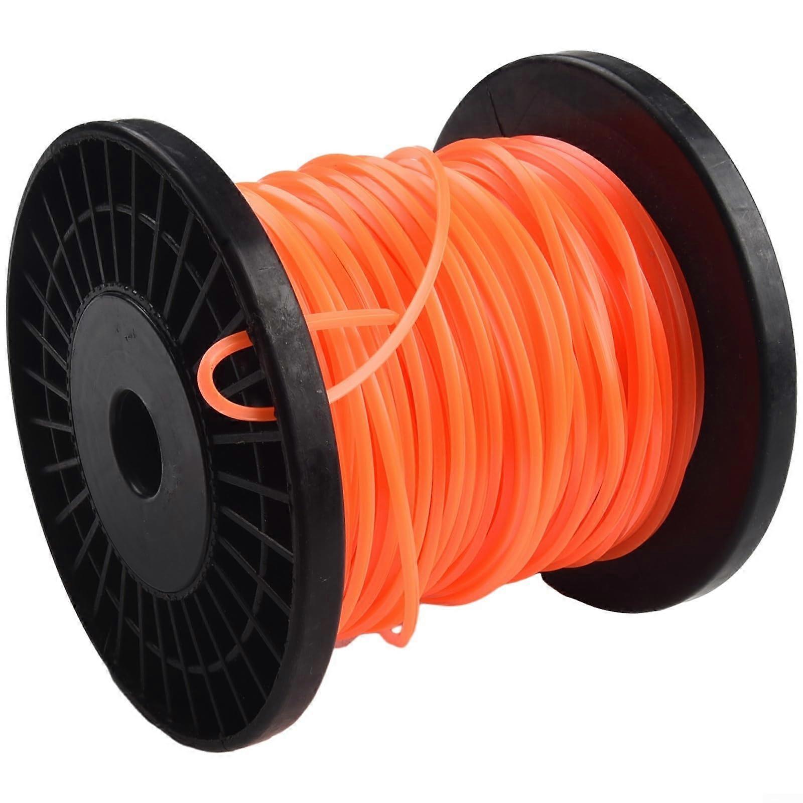 Heavy Duty Round String for Brushcutters Orange 30m and 50m (W)