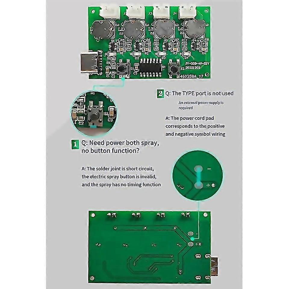For Fourspray Humidifier Module Control Board Atomizer Driver Board A
