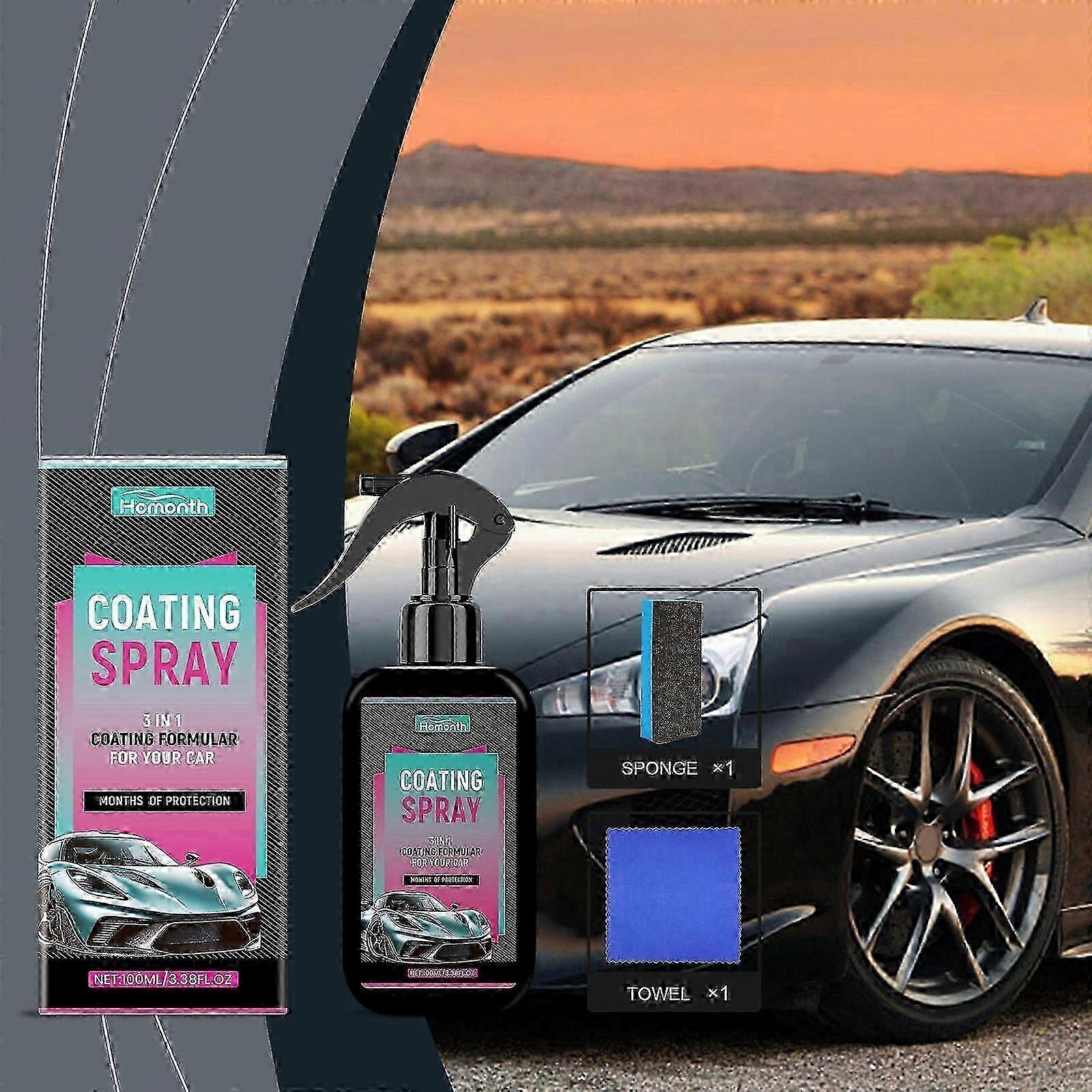 カーディテーリングスプレー110mlハイグロスコーティングは、紫外線、雨、汚れから保護します長持ちする輝きの公式