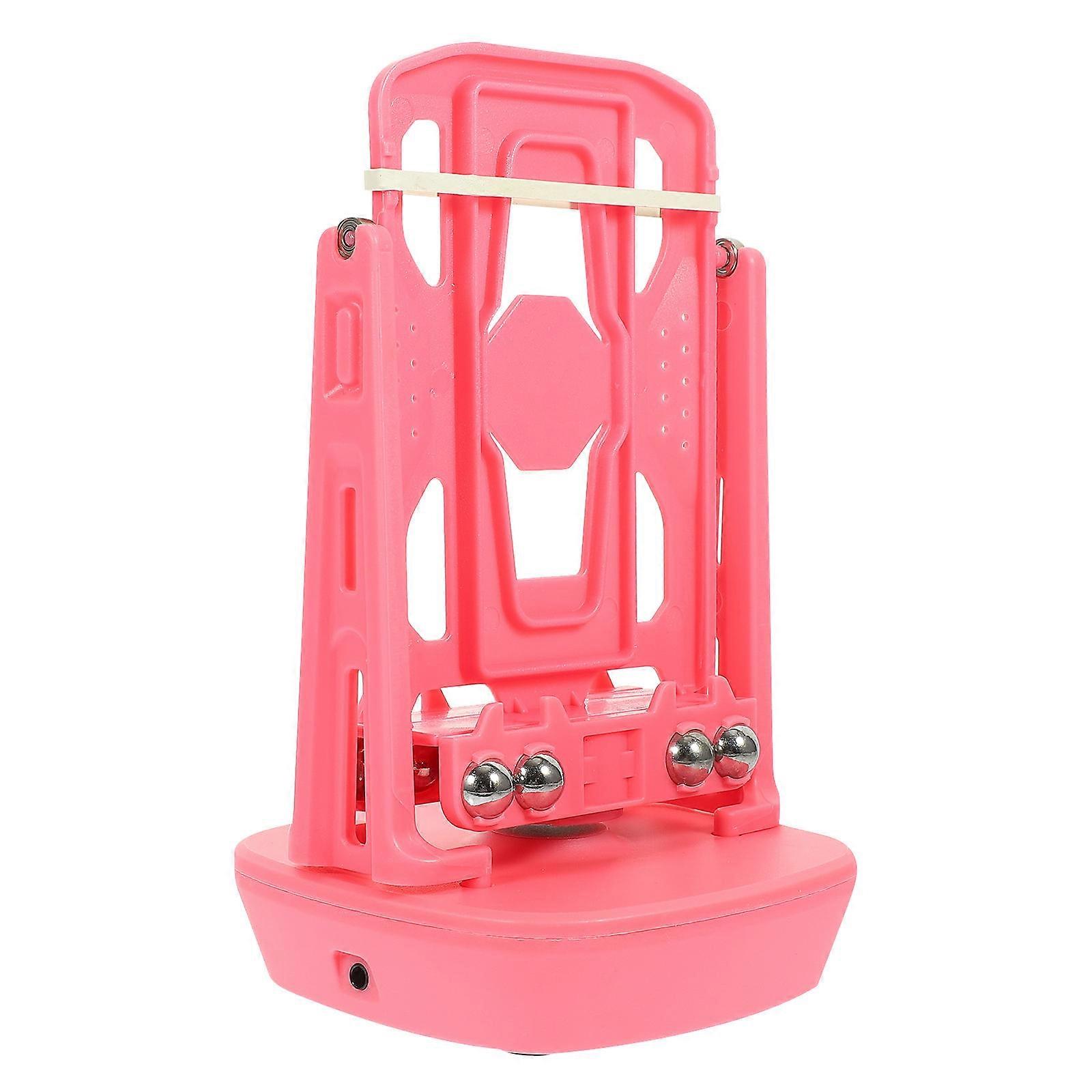 Practical Mobile Phone Accessory Automatic Swing Steps Counter Pink Shape 1Pack