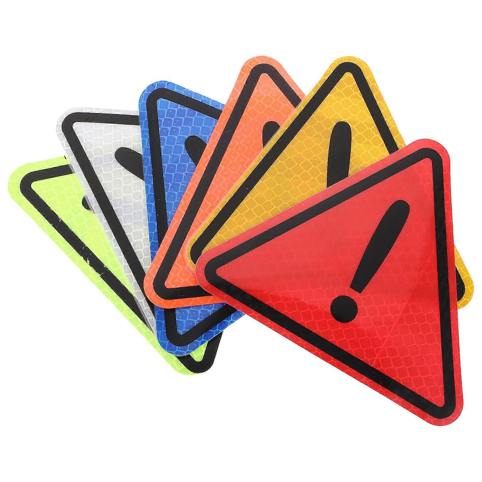 Car Safety Reflective Stickers for Warning Made of Plastic Assorted Color Cool Eyecatching 300 Meters Visible