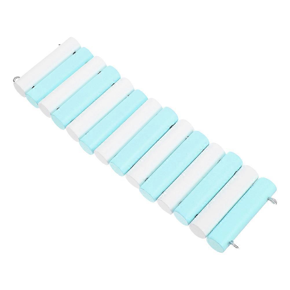 Wooden Pet Ladder for Small Animals Ideal for Hamsters Gerbils and Mice Sky-blue Multifunctional Toy