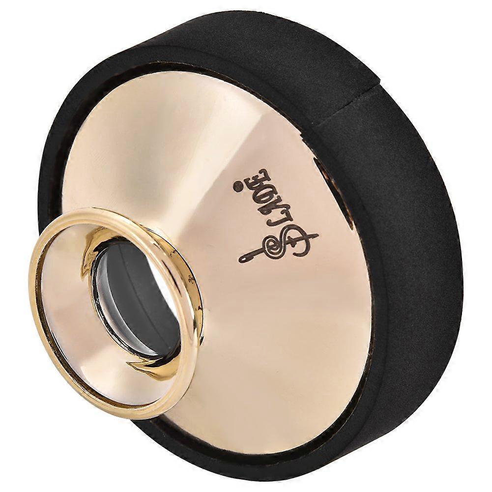 Alto Saxophone Mute Accessories Gold Color for Alto Saxophone, Compatible with Standard Models, Brass Material