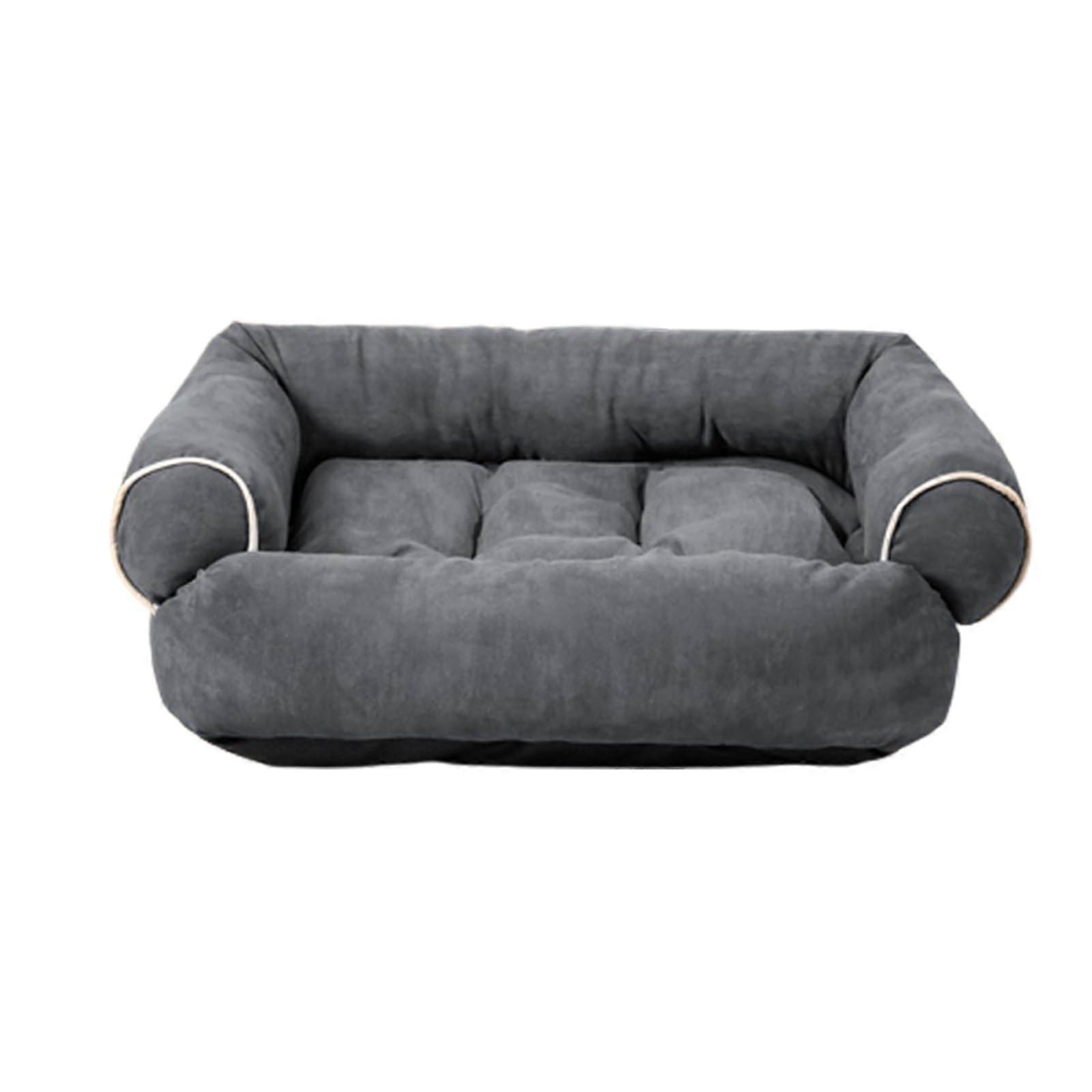 Pet bed with removable cushion, soft and beautiful dog basket, dog sofa, removable cushion nest