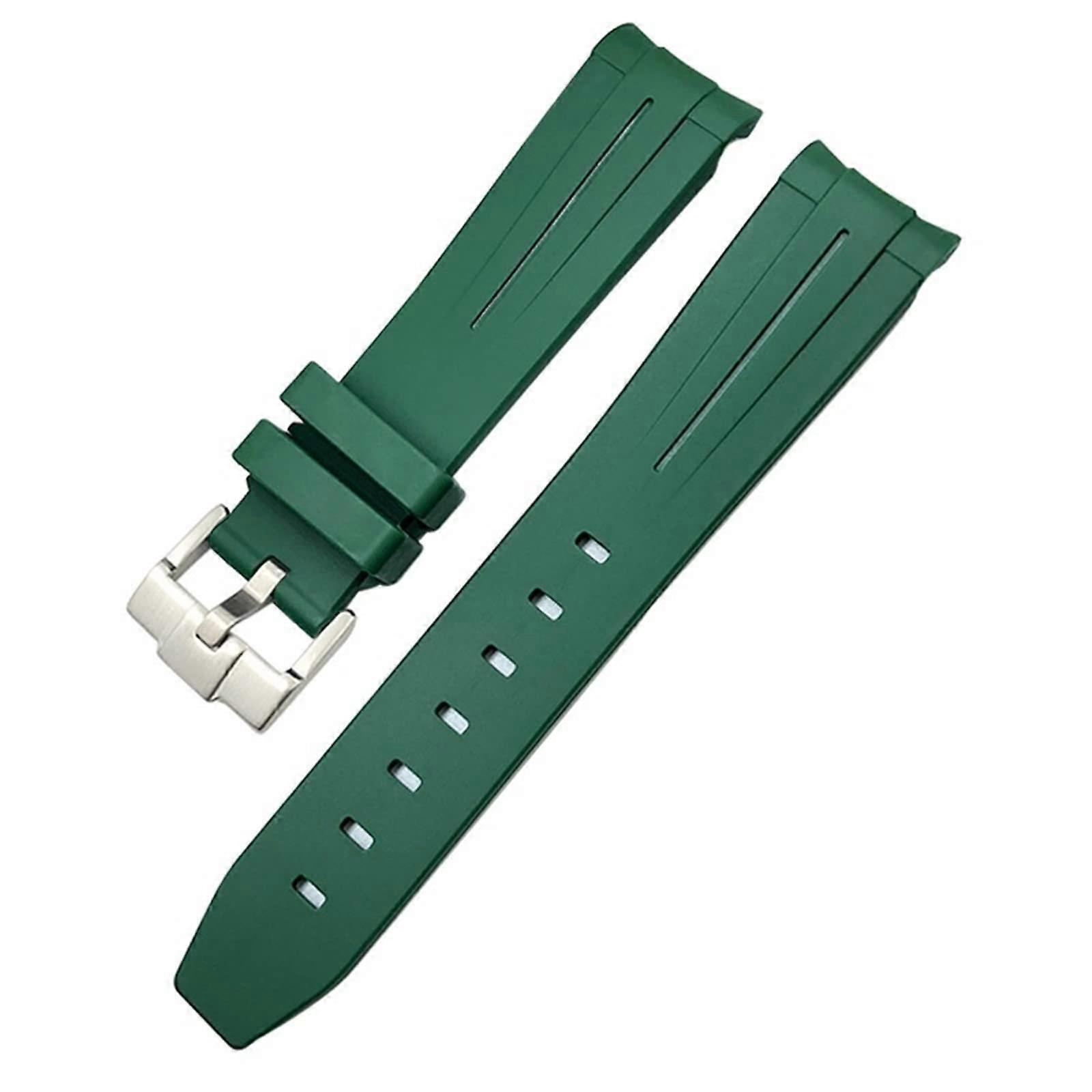 Rubber Watch Strap 18-22mm Curved End for Omega Seamaster Speedmaster Planet Ocean and Tissot Achat