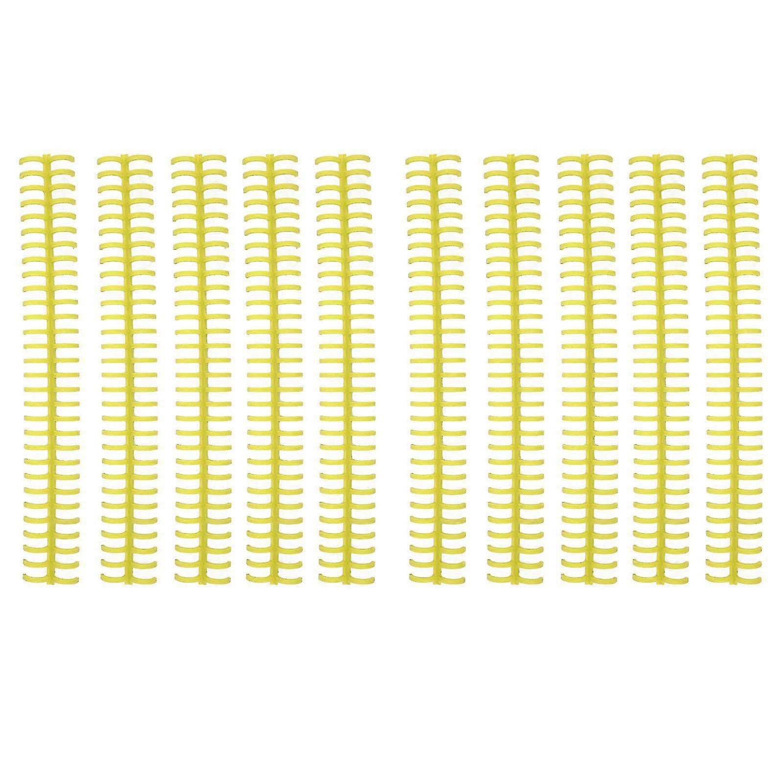 10 Pcs Plastic Binding Spines & Coils - 30 Hole Spirals for Document Binding & Crafting Projects