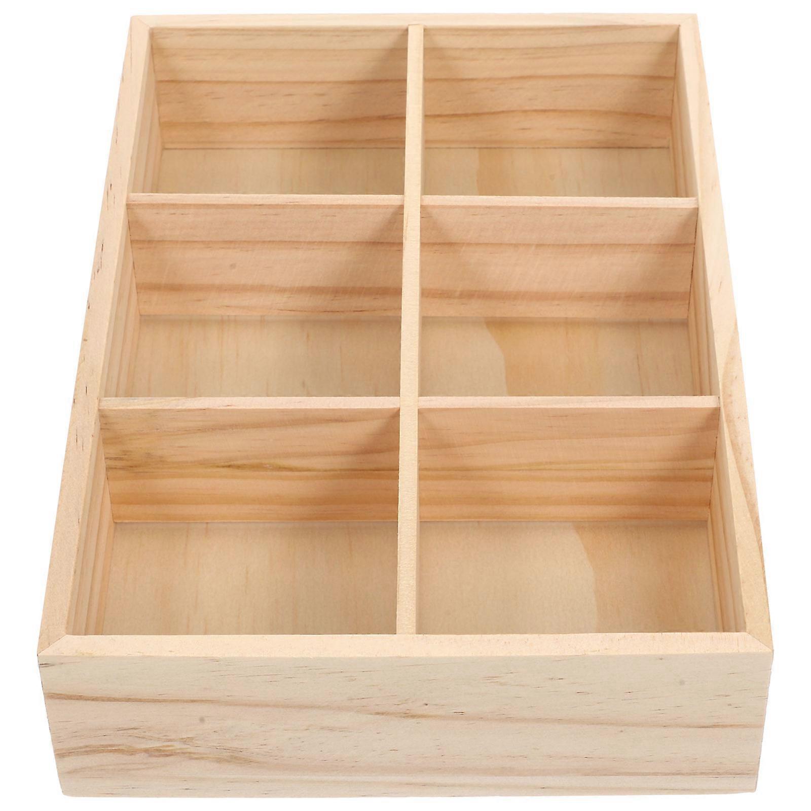 Compact Beige Storage Box for Tea Bags Sugar Packets and Coffee Bags Holds Small Supplies
