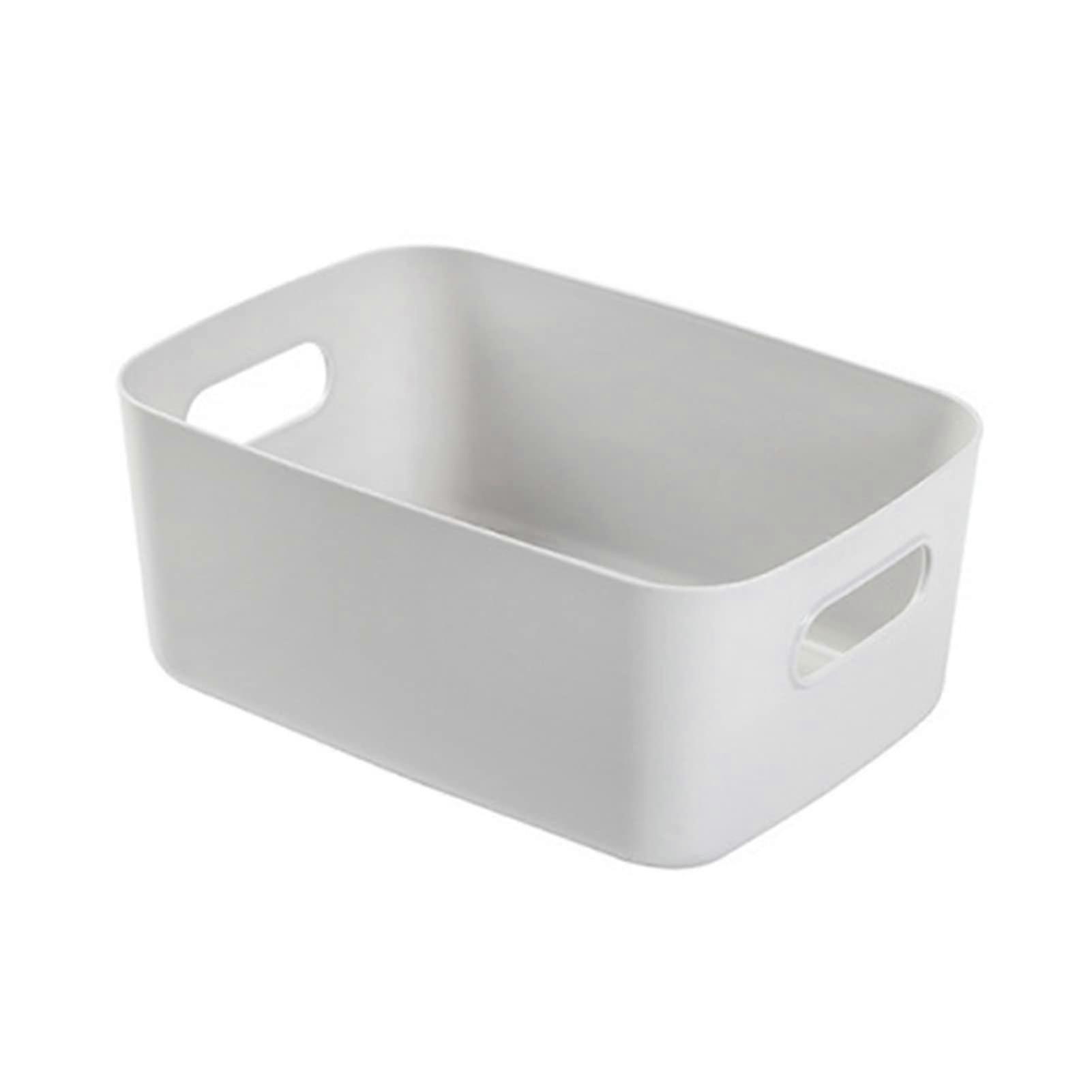 Storage Box for Desktop Organization, Cosmetic Storage Basket, Desk Organizer with Handle, Non-Woven Fabric for Small Items