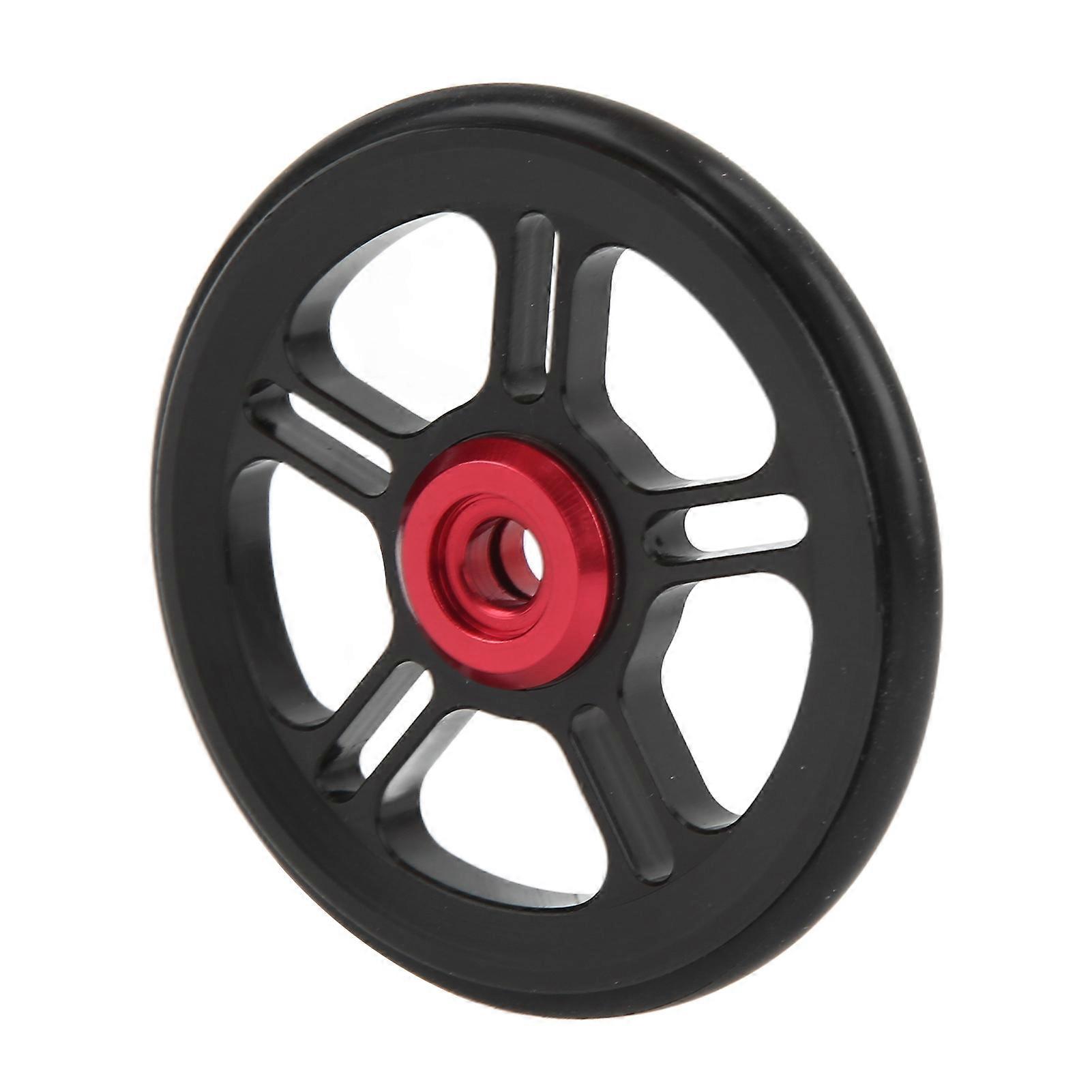 Folding Bicycle Easywheel Aluminium Alloy Auxiliary Wheel CNC Cutting for Brompton 6cm 