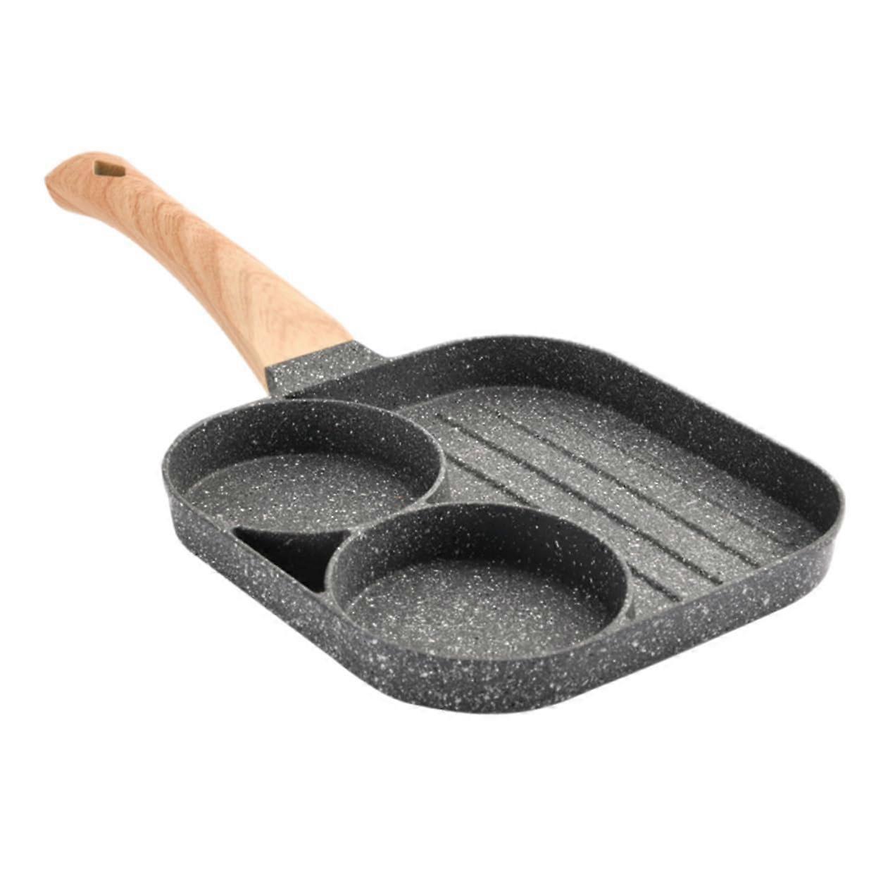 Non Stick Breakfast Pan 8 Inch Versatile Kitchen Frying Pan for Omelettes Steaks Eggs with Heat Resistant Handle Induction and Gas Compatible