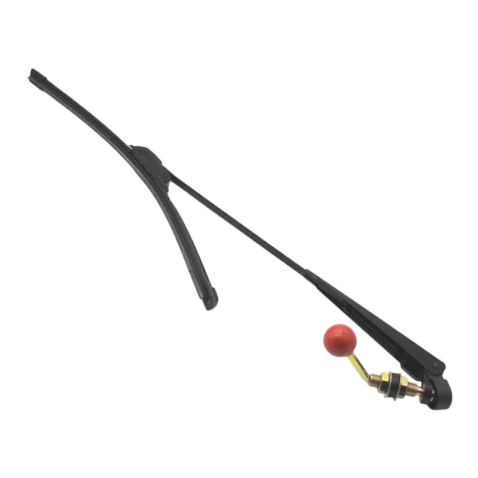 Rubber Wiper Blade Replacement Kit for UTV ATV Manual Hand Operated Universal Windshield