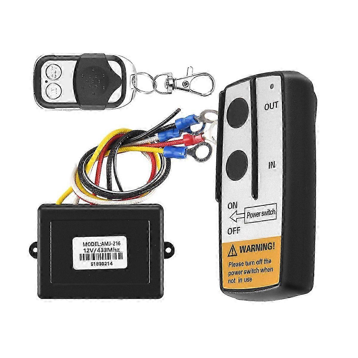 12V waterproof remote control for ATV winch 50ft