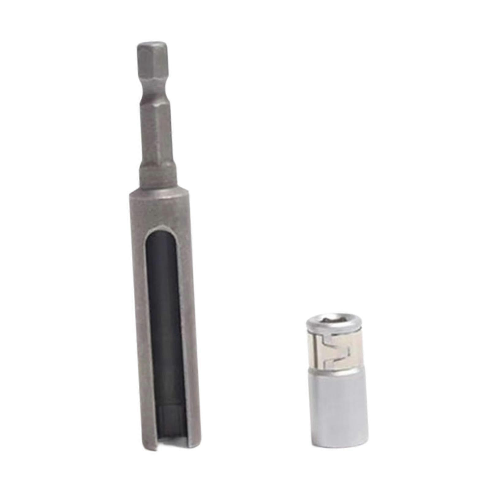 Screwdriver Bit Adapter, 1/4 Inch Hex Socket Converter, Quick Change Tool for Bicycle Repair, Compatible with Standard Bits