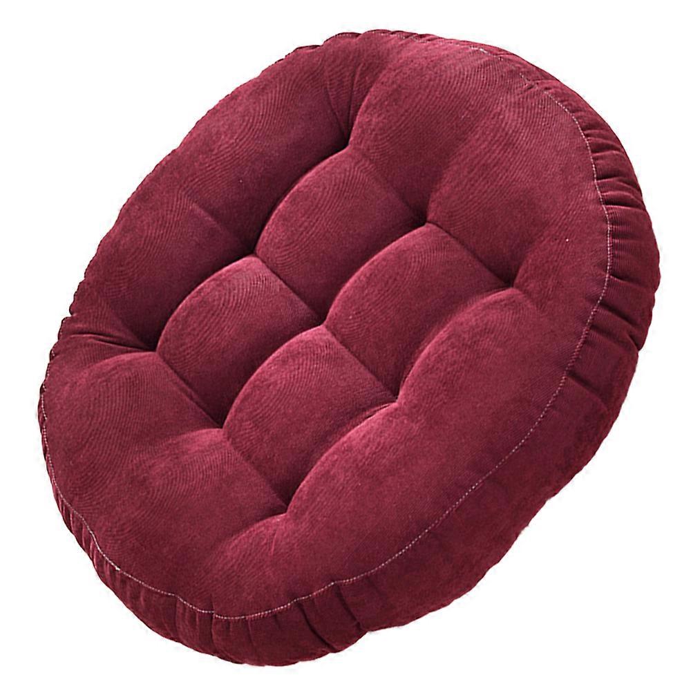 Thickened circular tatami mat, upholstery, solid color Papasan footstool