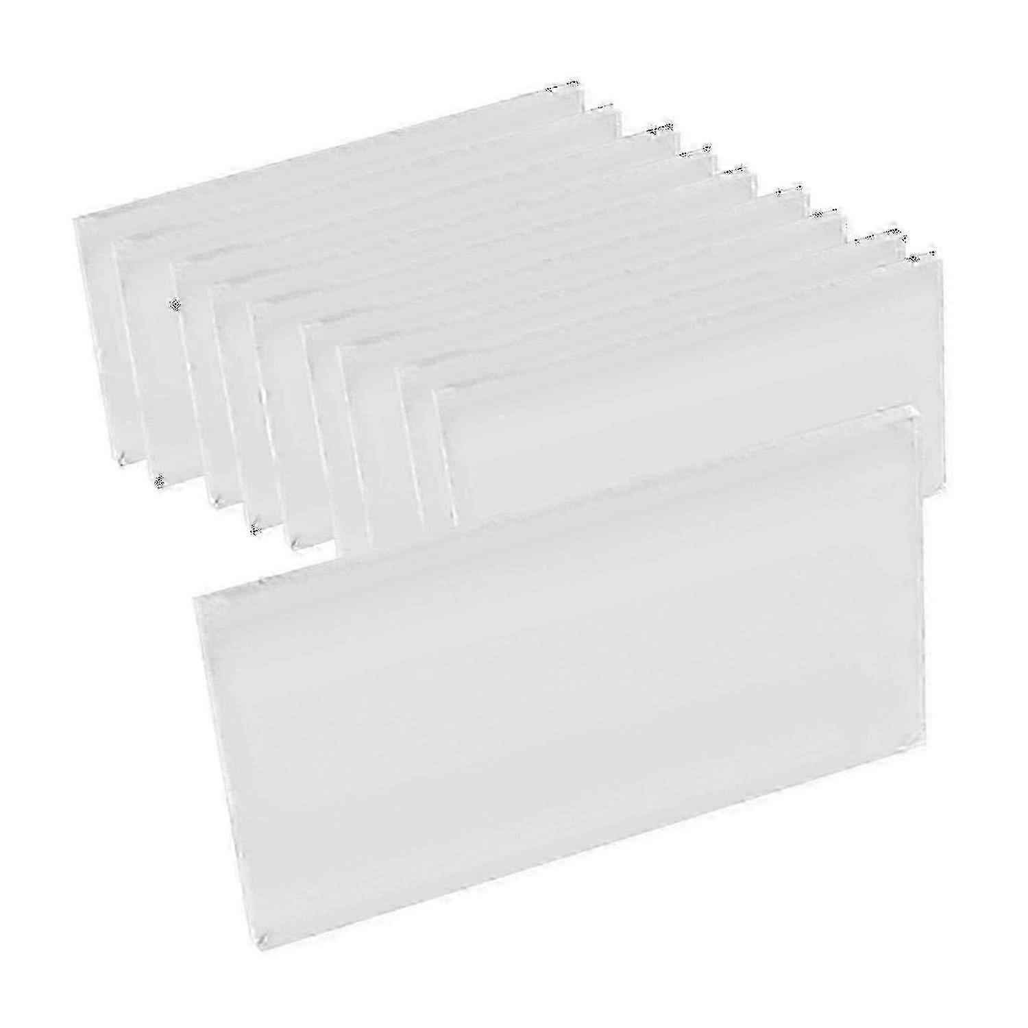 Adhesive Label Pockets with Paper Inserts