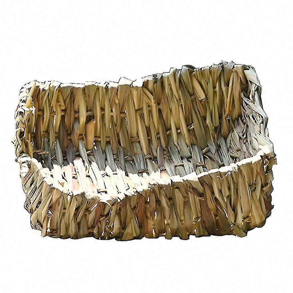 Natural Grass Bed Nest Chew Toys for Guinea Pigs Chinchillas Hamsters Small Pets