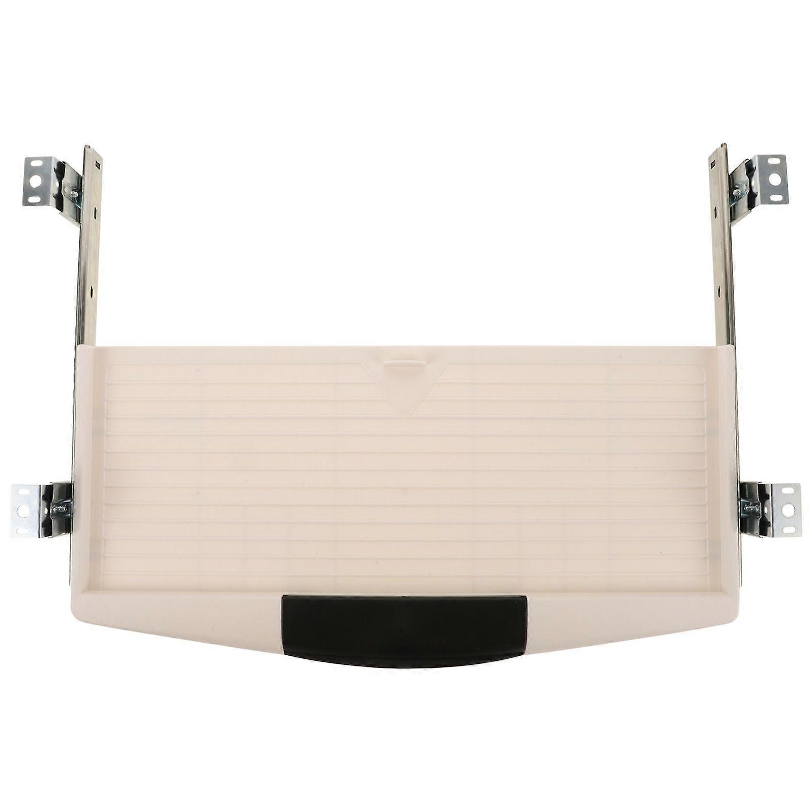 1 Set Keyboard Tray Under Desk Keyboard Stand Slide Pull Out Computer Keyboard Drawer