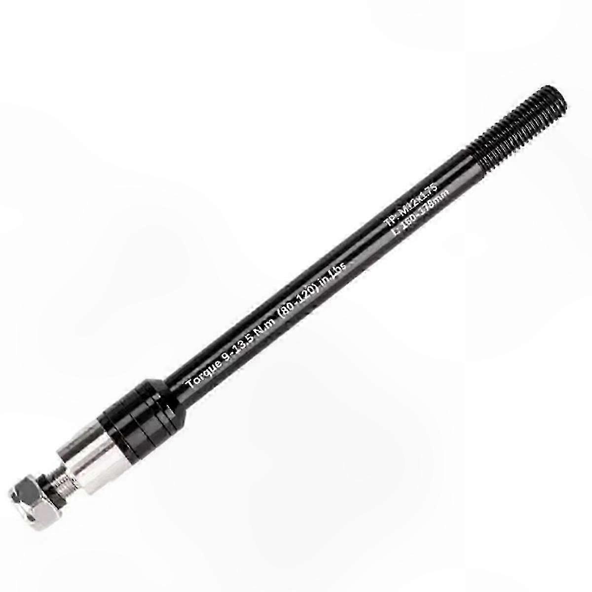 Adjustable Thru Axle Adapter for Road Bike Trailers, 12mm Compatibility