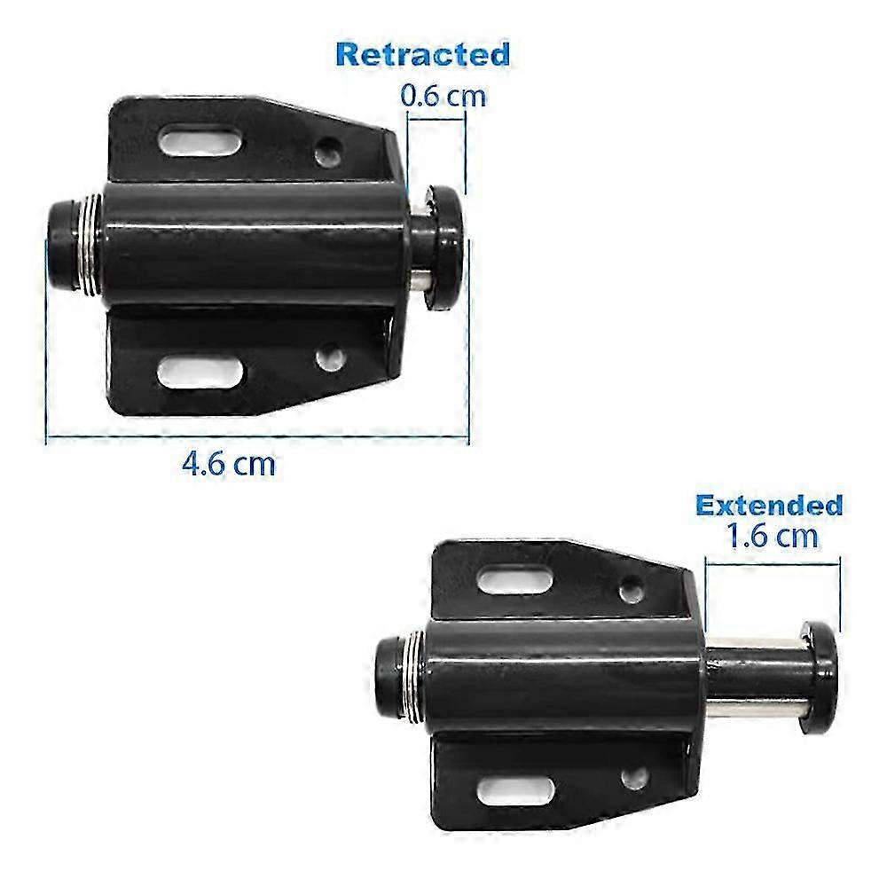Single head Magnetic Touch Latch, 6 Pack Push Open Cabinet Door Lat...