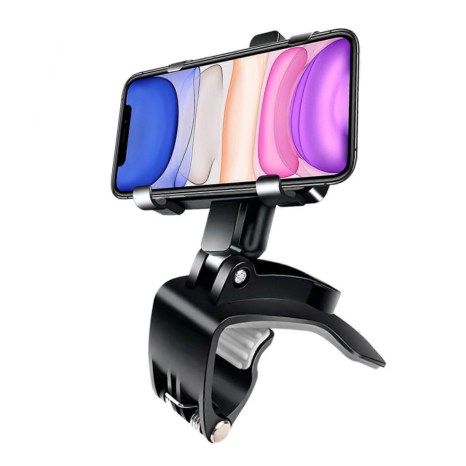 Car Phone Holder Universal Adjustable Mobile Phone Holder for Cars with 360-Degree Rotation Compatibility