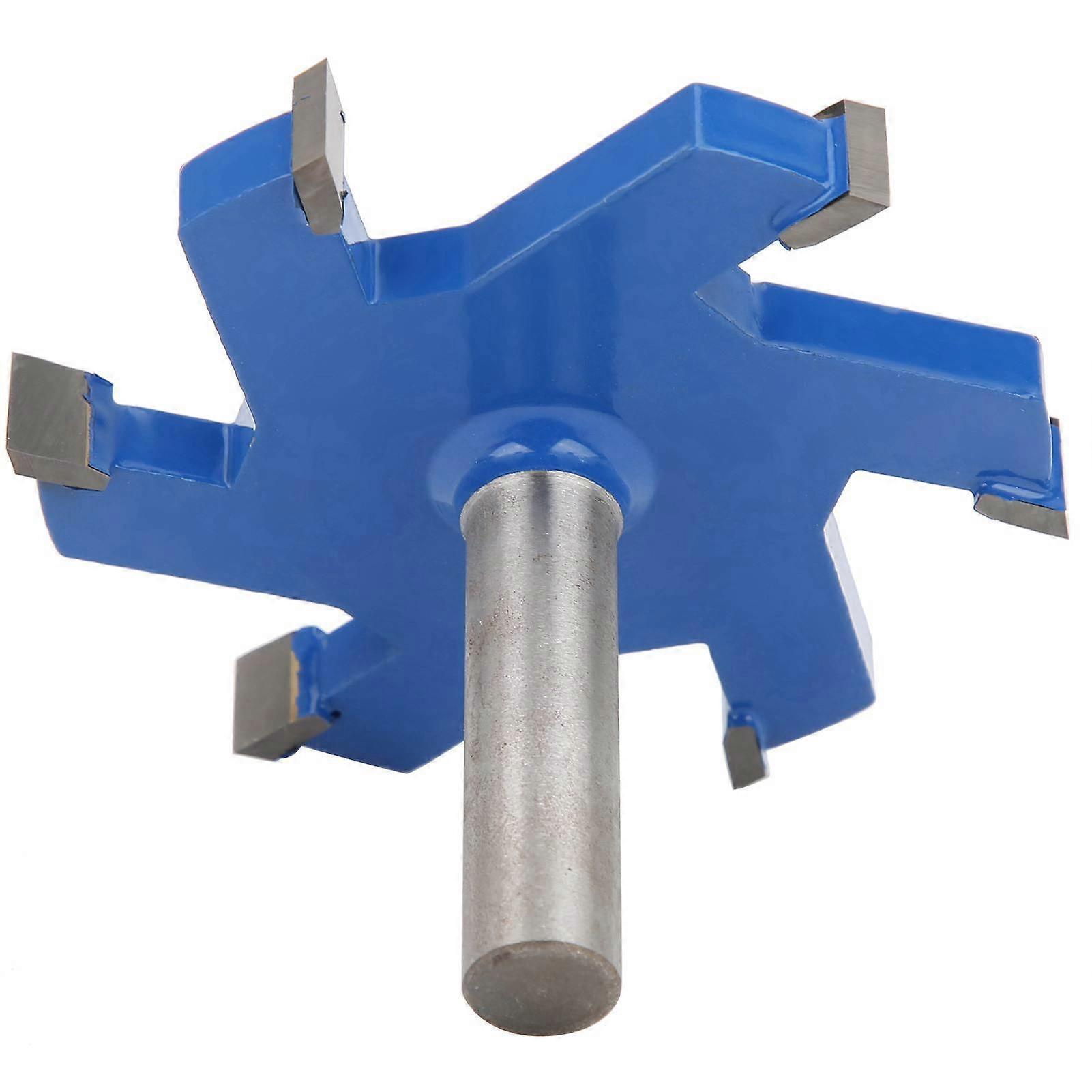 12mm Shank 6 Teeth T-Shaped Slotting Router Bit 85x10mm