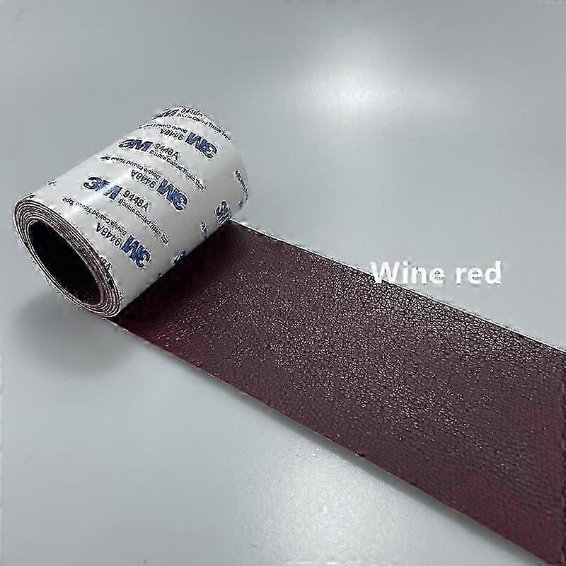 Ruban de réparation en cuir - 7.6x152cm Patch autocollant pour canapés, canapés, sacs et meubles - Usage domestique 20x28cm